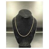 925 Italy Marked Braided Chain Necklace