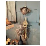 Decor Set with Lamp, Vases, and Wall Decor