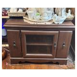 Wooden Buffet Cabinet With Glass Door