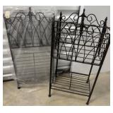 Vtg-Style Black Metal Plant Stand