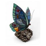 Stained Glass Butterfly Lamp