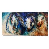 3 Appaloosa Horses Canvas Print