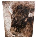 Vtg Bison Canvas Print