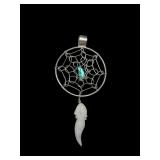 Vtg Dreamcatcher Pendant