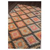 Vtg Tangier Geometric Design Area Rug
