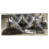 4 Metal Plant Holders