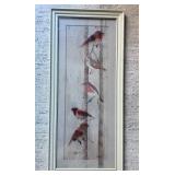 Framed Bird Artwork by Perry 19.5ï¿½ï¿½x43ï¿½ï¿½