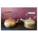 Vtg Teapots With Handles
