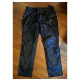 Harley-Davidson Black Leather Pantsï¿½size 36.