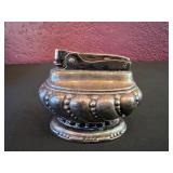 Vtg Silver-Tone Tabletop Lighter
