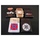 5 Vtg Metal Lighters