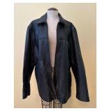 Vtg Charles Klein Leather Jacket XL