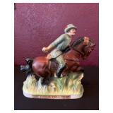 Vtg Rebel Yell Whiskey Decanter 10ï¿½ï¿½x10ï¿½ï¿½