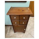 Vtg Wooden Cabinet 16ï¿½ï¿½x11ï¿½ï¿½x31.5ï¿½ï¿½