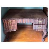 Vtg Wooden Deskï¿½41ï¿½ï¿½x23ï¿½ï¿½x31ï¿½ï¿½
