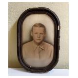 Vtg Oval Framed Portrait Photographï¿½12ï¿½18.5