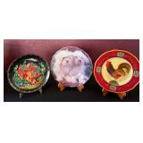 3 Decorative Collectible Plates 9ï¿½ï¿½
