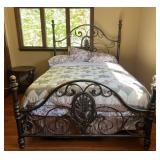 Vtg Metal Bed Frame 84ï¿½ï¿½x61ï¿½ï¿½x68ï¿½ï¿½