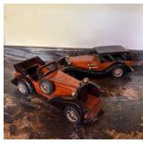 Vtg Wooden Model Classic Carsï¿½15ï¿½