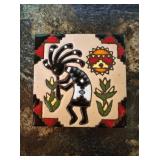 Earthtones Kokopelli Ceramic Tileï¿½6ï¿½6