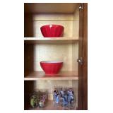 Vtg Mixing Bowls and Cartoon Glassware