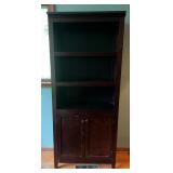 Tall Dark Bookshelf Cabinet 31ï¿½ï¿½x14ï¿½ï¿½x72.5ï¿½ï¿½