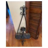 Wrought Iron Wall-Mounted Candle Holderï¿½14ï¿½37