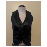 Vtg Longrider Leather Vest
