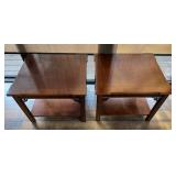 Vtg Wooden Side Tables 26ï¿½ï¿½x23ï¿½ï¿½x22ï¿½ï¿½