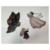 Stained Glass Angels & Butterfly - Read Details