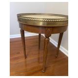 Vintage Louis XVI-Style Bouillotte Table #2