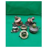 3 Oil Lamps & 1 Battery Operated