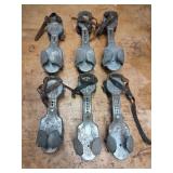 3 Pairs Antique Sears Roller Skates