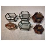 6 Small Jewelry Boxes