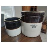2 Vintage Crocks - Read Details