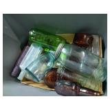 Tote of Old Bottles