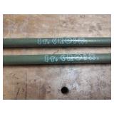2 St. Croix Telescopic Fiberglass Rods