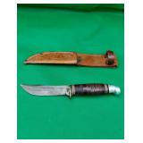 Western Hunting Knife with Sheath