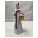 Rotal Seoul Porcelain Figurine- Young Girl