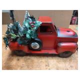 Metal Santa Truck