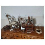 Birds and Wooden Home Decor