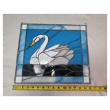 Stained Glass with Swan