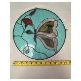 Stained Glass with Butterfly