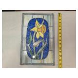 Stained Glass with Daffodil