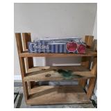 Wooden Garden Shelving Unit