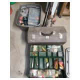 Assorted Fishing Rods and Tackle