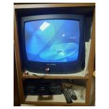 TV, DVD Player, VCR, DVDS, VHS