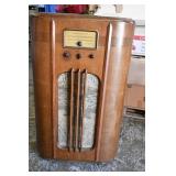 Ant General Electric Wooden Console Floor Tube Rad Ant General Electric Wooden Console Floor Tube Rad