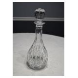 Vtg Block Olympic Crystal Cut Glass Decanter Vtg Block Olympic Crystal Cut Glass Decanter