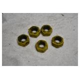 Set of 5 Yellow Painted Lug Nuts Set of 5 Yellow Painted Lug Nuts